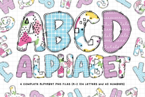 Abstract Art Alphabet Letters Clipart: A Creative Toolkit