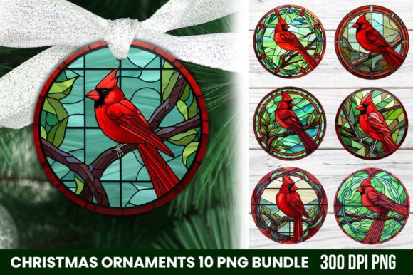 Bring Winter's Beauty to Your Projects with a Stained Glass Cardinal