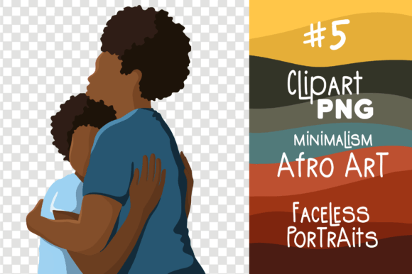 Celebrate Afro African Mama Mom Child Black Girl Artistry