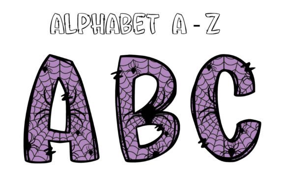 Halloween Alphabet Letters Sublimation4: Unleash Your Spooky Creativity