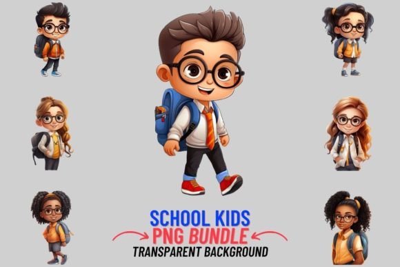 Kids Back to School 12 PNG Sublimation: A Creative Toolkit