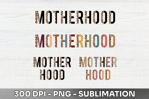 MotherHood Half Leopard Sublimation PNG: A Bold Design Statement
