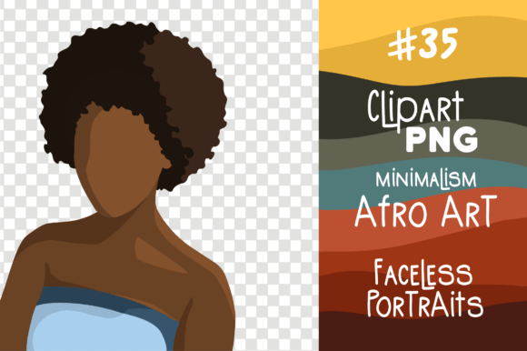 Styling Your Projects with Afro African Woman Black Girl Ethnic Png