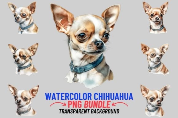 Watercolor Chihuahua 8 PNG Clipart: Creative Uses & Design Guide